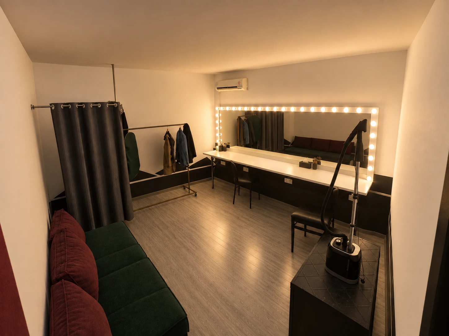 Makeup room